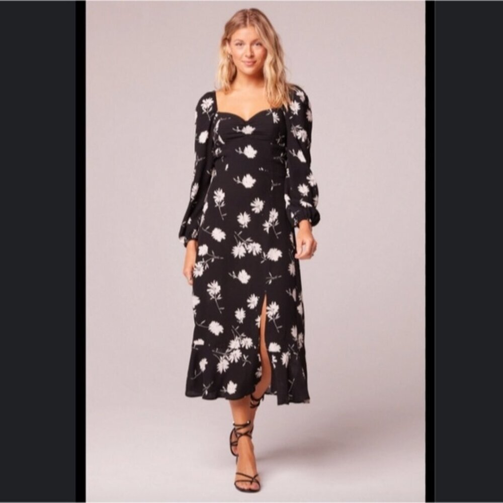 NWT BOG Collective Dress Size M Floral Band Of Gypsies Country Prairie Feminine